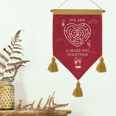 We Are Amazing Together' Triangular Valentine Scroll - Memorable Gift For Your Loved Ones